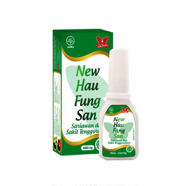 Obat Herbal Serbuk Sakit Sariawan Tenggorokan Luka Luar New Hau Fung San Spray Cap Kupu-Kupu Gloherbal Bintang Kupu Kupu